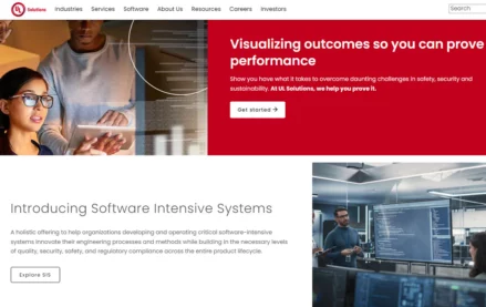UL Solutions screenshot