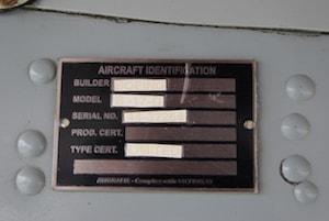 Aircraft Data Plates: FAA Requirements and Replacement - MPC